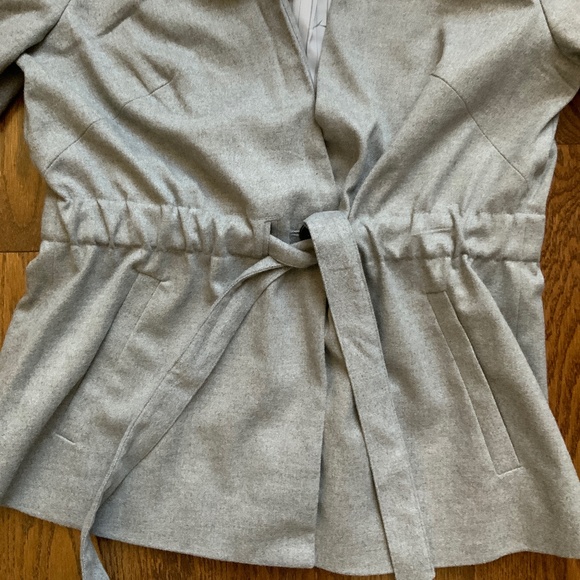 BANANA REPUBLIC Grey Blazer Single Button. Size 10P. - Picture 6 of 11